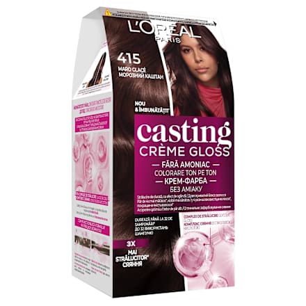 Vopsea păr 415 Maron Glac L'ORÉAL PARiS CASTING Crème Gloss