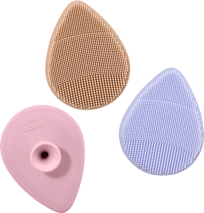 houbička na čištění štětců a pleti, více druhů ebelin