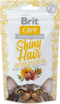 care snack pro kočky Shiny Hair Brit