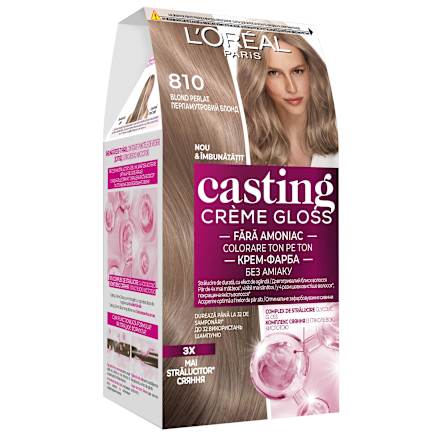 Vopsea păr 810 blond perlat L'ORÉAL PARiS CASTING Crème Gloss