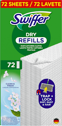 náhradní čisticí ubrousky na podlahu suché Swiffer
