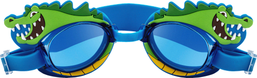 Schwimmbrille Kids, blau mit Krokodil SUNDANCE