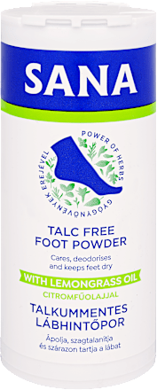 Lábintőpor, talkum mentes Sana