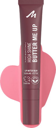 Lippenbalsam Set High Shine Butter Me Up 003 Mellow Mocha + Gratis Handy-Halterung MANHATTAN Cosmetics