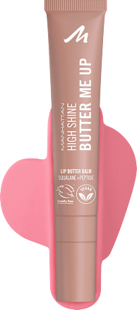 Lippenbalsam Set High Shine Butter Me Up 001 Latte Delight + Gratis Handy-Halterung MANHATTAN Cosmetics