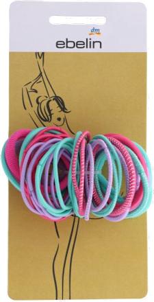 Elastici per capelli colorati ebelin