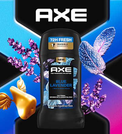 Pánsky tuhý dezodorant Blue Lavender 72h Fresh Axe