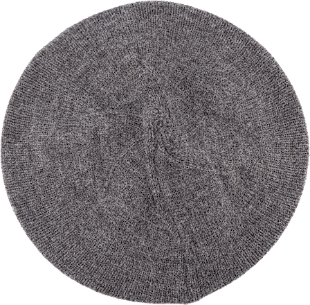 Zimska kapa – beretka, siva toplo & meko