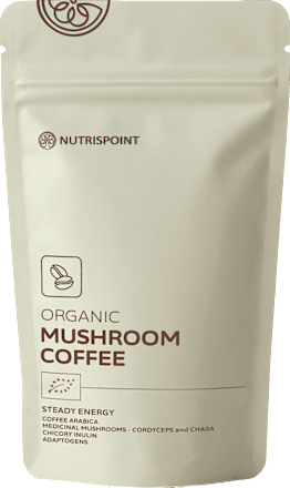Ekološka instant kava z gobami v prahu NUTRISPOINT