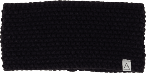 Fleece traka za glavu - crna PURSET