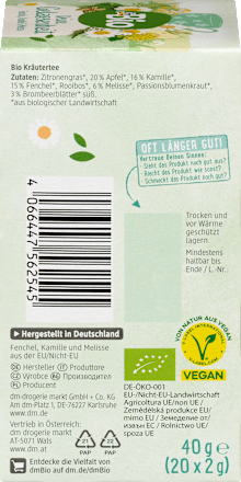 Früchtetee Deine Gelassenheit dmBio