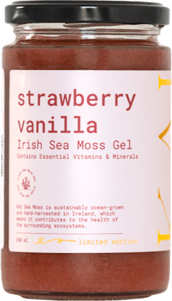 Irish Sea Moss gel, okus jagoda z vaniljo KAI