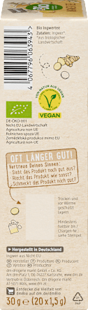 Kräutertee Ingwer dmBio
