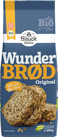 Backmischung Bio Wunderbrød glutenfrei Bauck Mühle