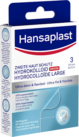 Pflaster Strips Zweite Haut Groß Hansaplast