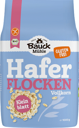 Haferflocken Kleinblatt glutenfrei BauckHOF