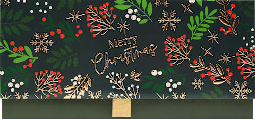 Geschenkumschlag Frohe Weihnachten mit Zweige KUWOPA