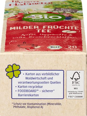 Milder Früchte Tee dmBio