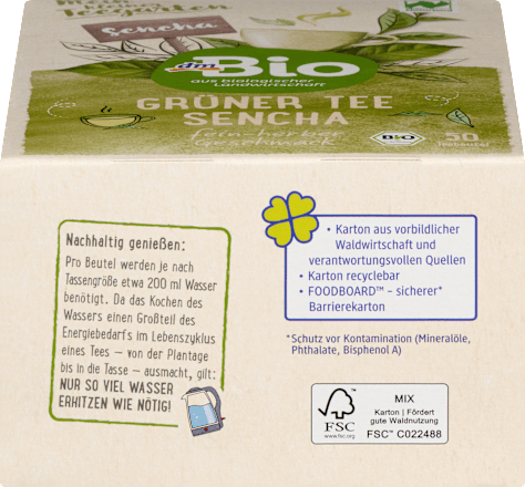 Tè verde Sencha BIO dmBio