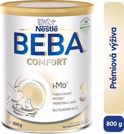 pokračovací mléčná kojenecká výživa 3 Comfort 5HMO 12m BEBA