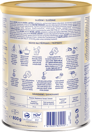 pokračovací mléčná kojenecká výživa 3 Comfort 5HMO 12m BEBA