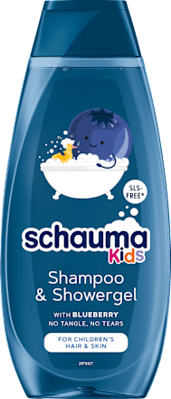 Шампоан и душ гел за деца с боровинка schauma