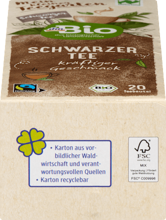 Schwarzer Tee (20 Beutel) dmBio
