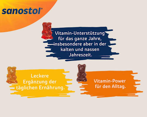 Multi-Vitamin Bärchen 60 St sanostol