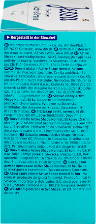 Tisztasági betét Active Shape, normál Jessa