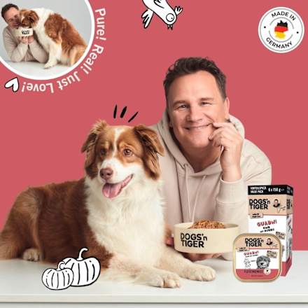 Nassfutter Hund mit Rind & Kürbis, Guadn! DOGS'n TIGER