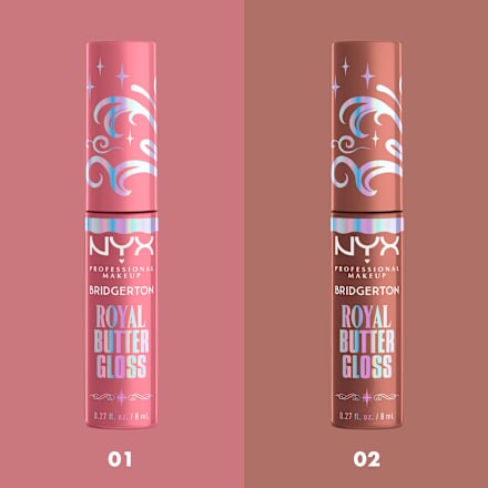 Lipgloss Bridgerton Royal Butter 02 Praline NYX PROFESSIONAL MAKEUP