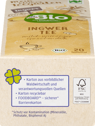 Kräutertee Ingwer (20 Beutel) dmBio