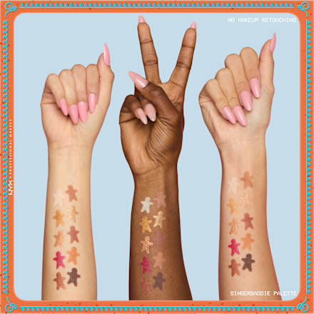 Farbpalette Gingerbaddie NYX PROFESSIONAL MAKEUP