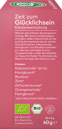 Kräutertee "Zeit zum Glücklichsein" (20 Beutel) LEBENSBAUM