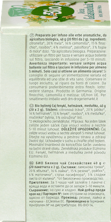 Biljni čaj, 20 vrećica dmBio