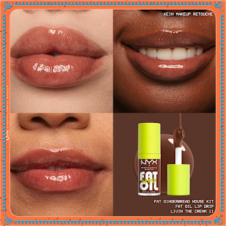 Lipgloss Set Fat Gingerbread House Kit NYX PROFESSIONAL MAKEUP