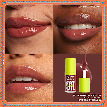 Lipgloss Set Fat Gingerbread House Kit NYX PROFESSIONAL MAKEUP