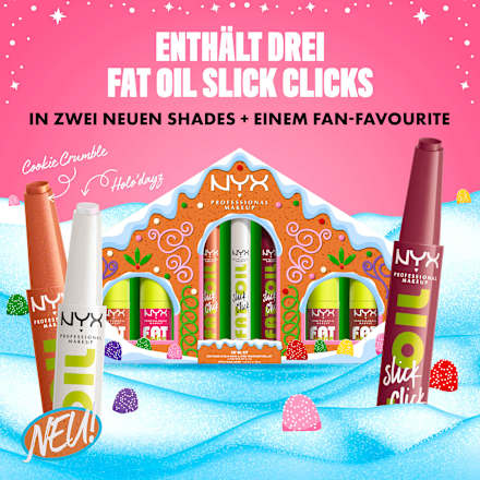 Lipgloss Set Fat Gingerbread House Kit NYX PROFESSIONAL MAKEUP
