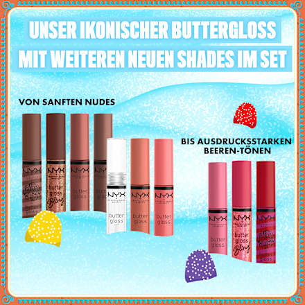 Lipgloss Set Butter Kit NYX PROFESSIONAL MAKEUP