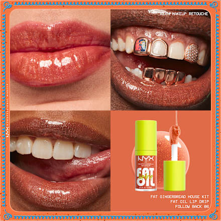 Lipgloss Set Fat Gingerbread House Kit NYX PROFESSIONAL MAKEUP