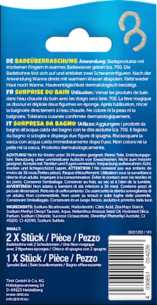 Kinder Badezusatz Badeüberraschung Set  3tlg Tinti