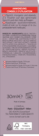 Gesichtsserum mit Hyaluronsäure, gegen Falten und für prallere Haut L'ORÉAL PARiS REVITALIFT