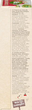 bio ovocný čaj jablko, šípek & ibišek  dmBio