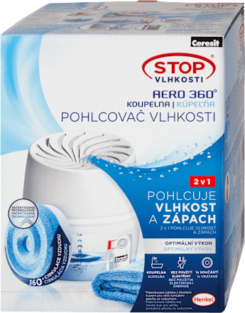 pohlcovač vlhkosti koupelna Stop Vlhkosti Aero 360° Ceresit STOP