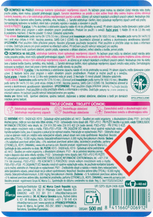 dezinfekce na prádlo s vůní active fresh SANYTOL