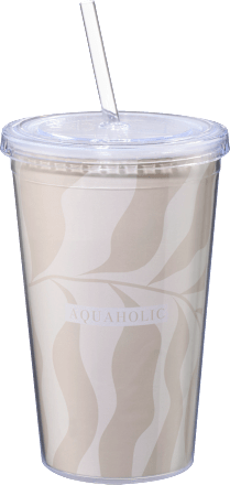 Foto pohár so slamkou Paradies