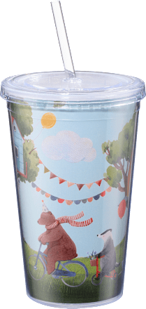 Foto pohár so slamkou Paradies