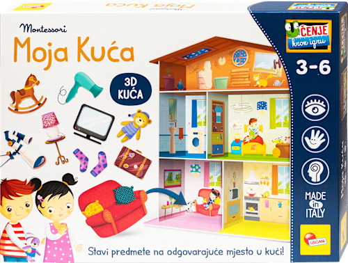 Montessori igra - Moja kuća ODEON