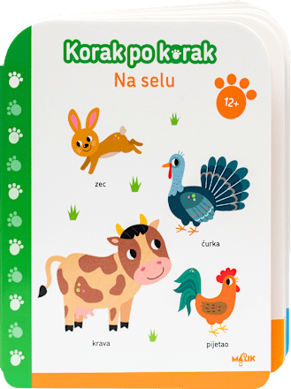 Korak po korak na selu knjiga, 12+ mj. MALIK