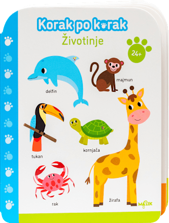 Korak po korak - životinje, 24+ mj. MALIK
